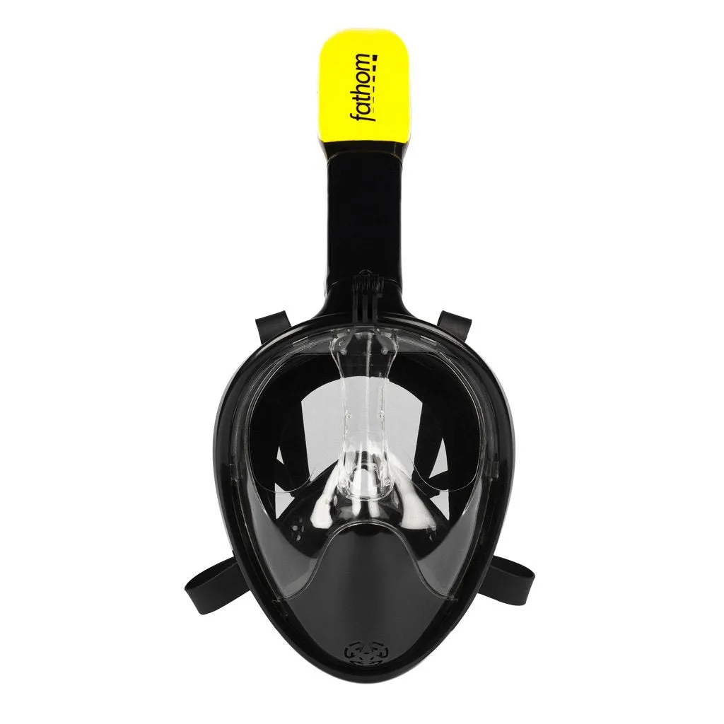 [FFMA-PA-Dark Blue-S/M] Belize Full Face Mask Snorkel (Dark Blue, S/M)