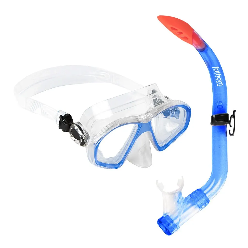 [MASC-GK-Pink-OS] Playa Del Carmen Junior Mask And Snorkel Combo (Pink, OS)